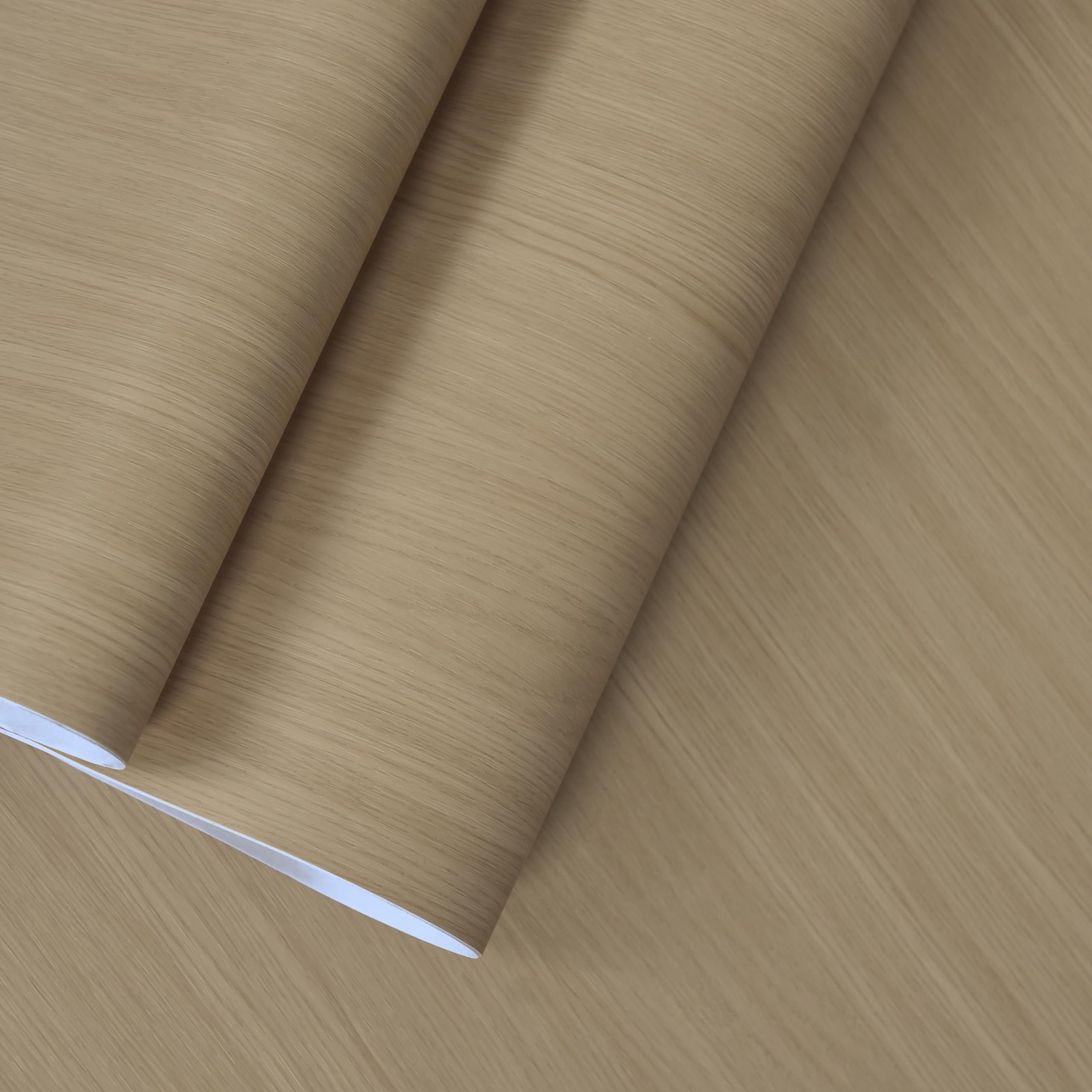 16"x354" Light Brown Wood Contact Paper Peel and Stick Wallpeper Self Adhes…