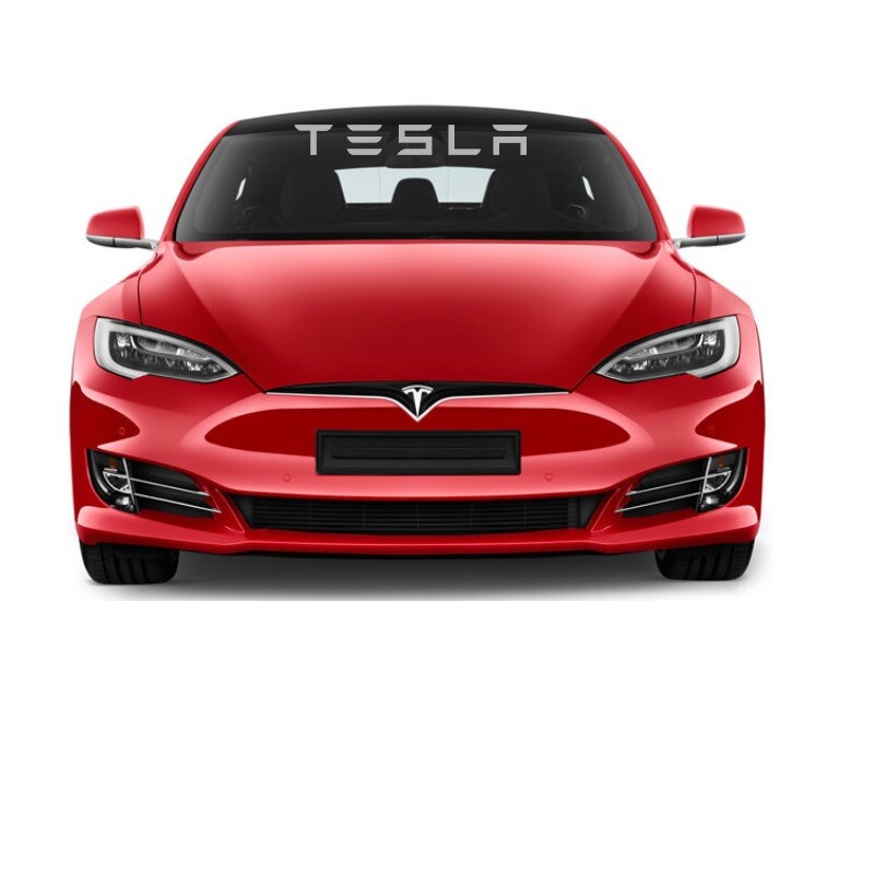 x2 6" 8" 12" 24" 36" TESLA Vinyl Wheel Window Decal Car Sticker FREE SHIPPING