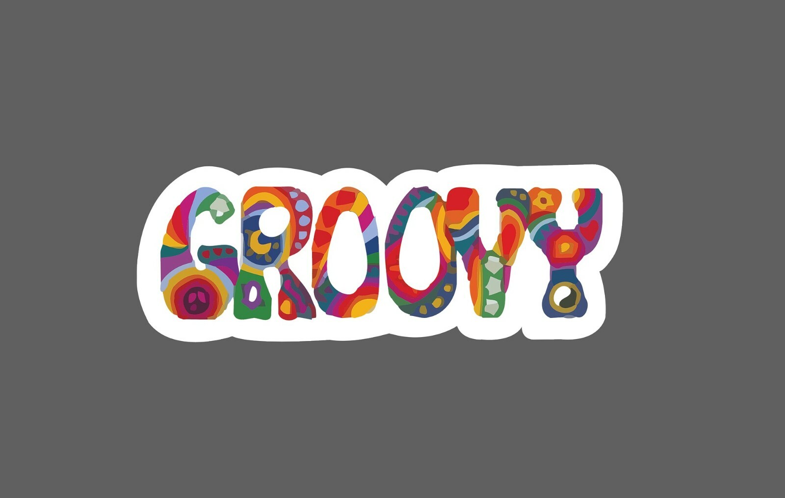 Groovy Sticker Tie Dye Hippie Waterproof – Buy Any 4 For $1.75 Each Storewide!