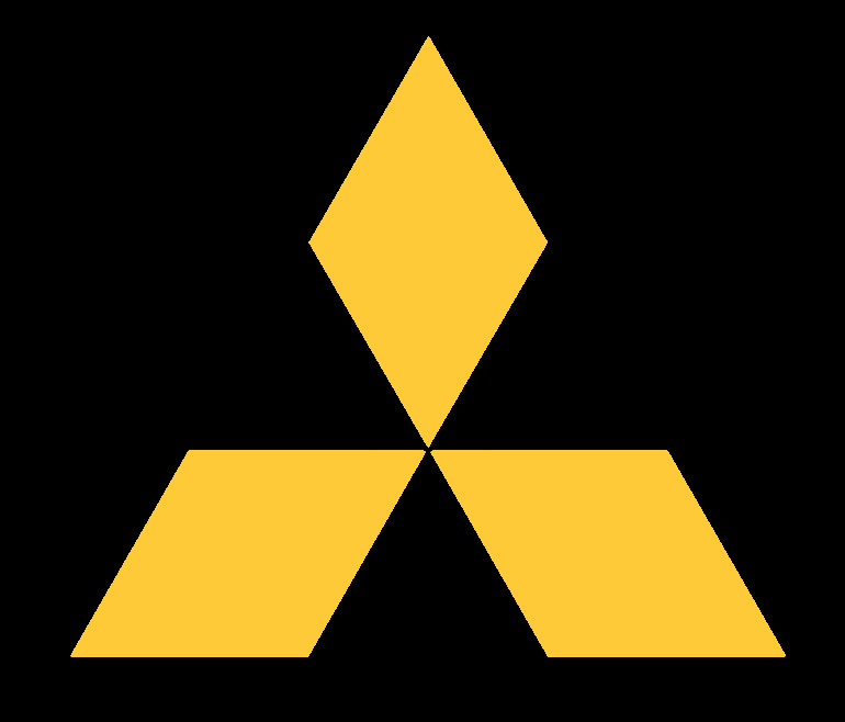 MITSUBISHI LOGO, Decal Sticker for Car, Window, Laptop, Tumbler