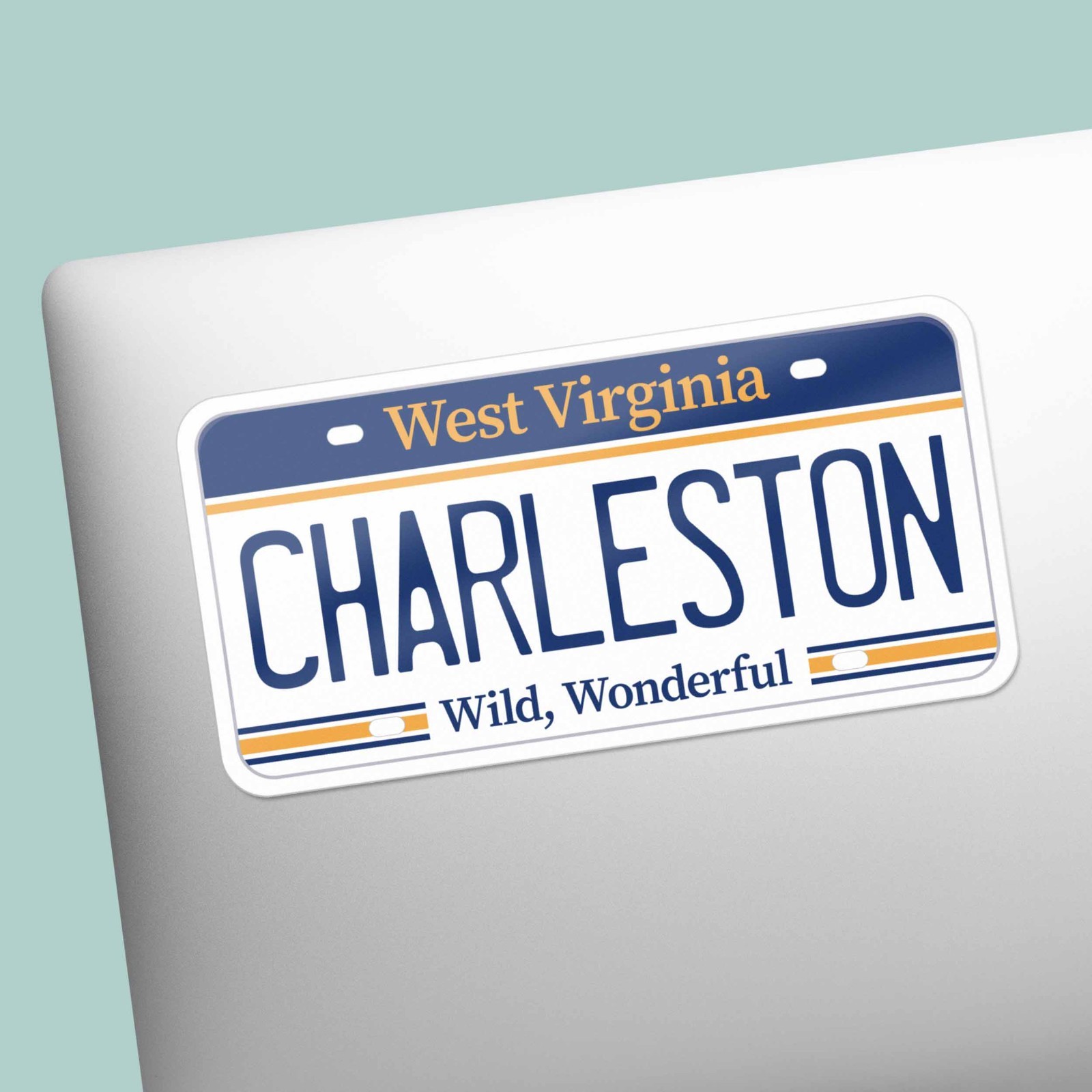 West Virginia License Plate Bumper Stickers – Choose Your WV Decal for Laptop