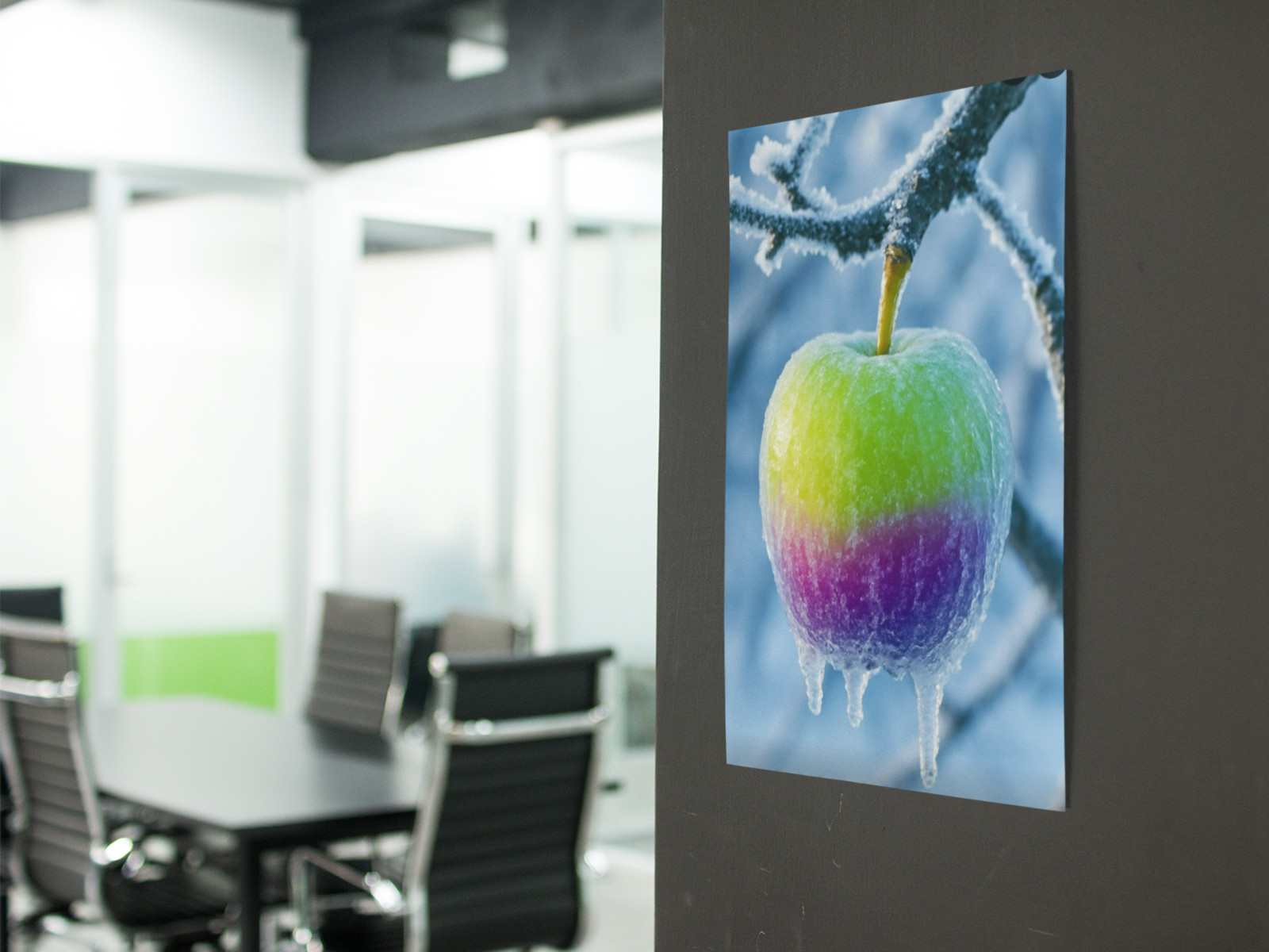 Frozen APPLE Cool Wall Graphic Vinyl Decal Poster (Removable Adhesive)