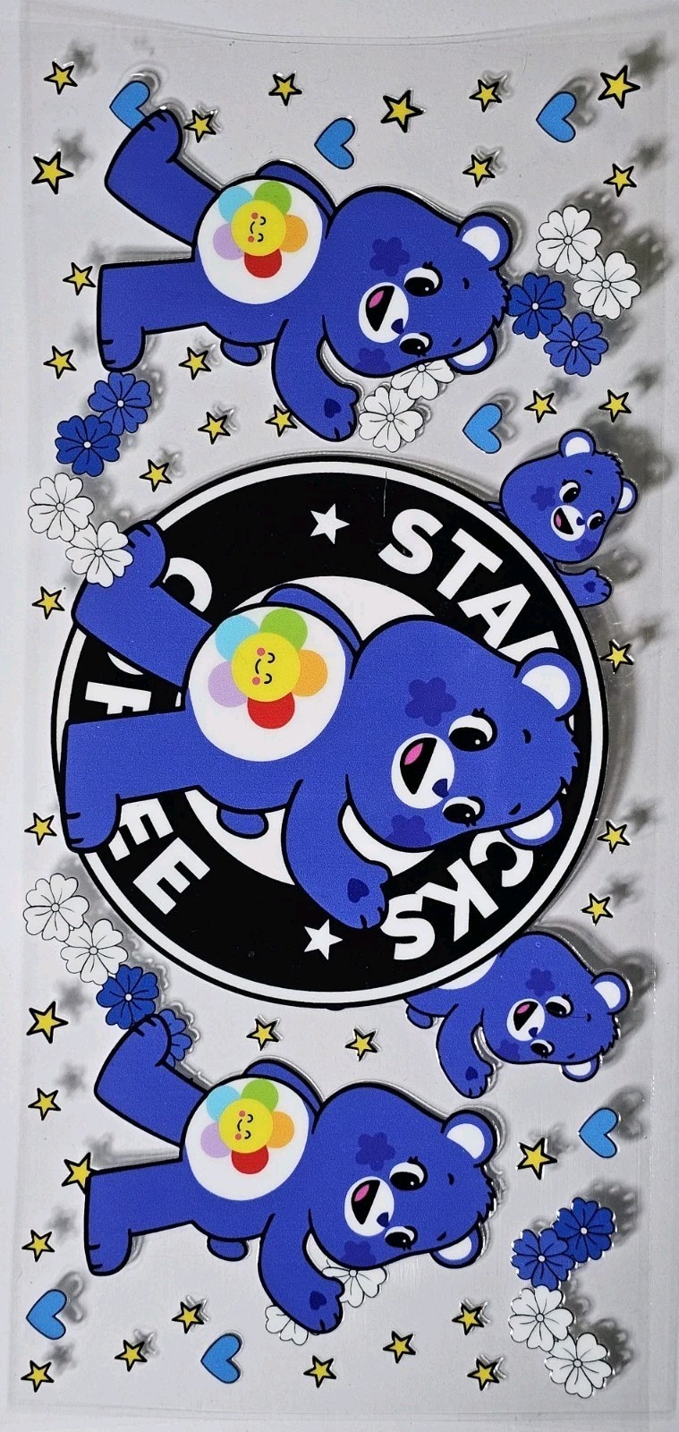 Care Bears UV DTF Transfer Sticker Wrap Tumbler UVDTF BUY 10+ GET COMBINED SHIP