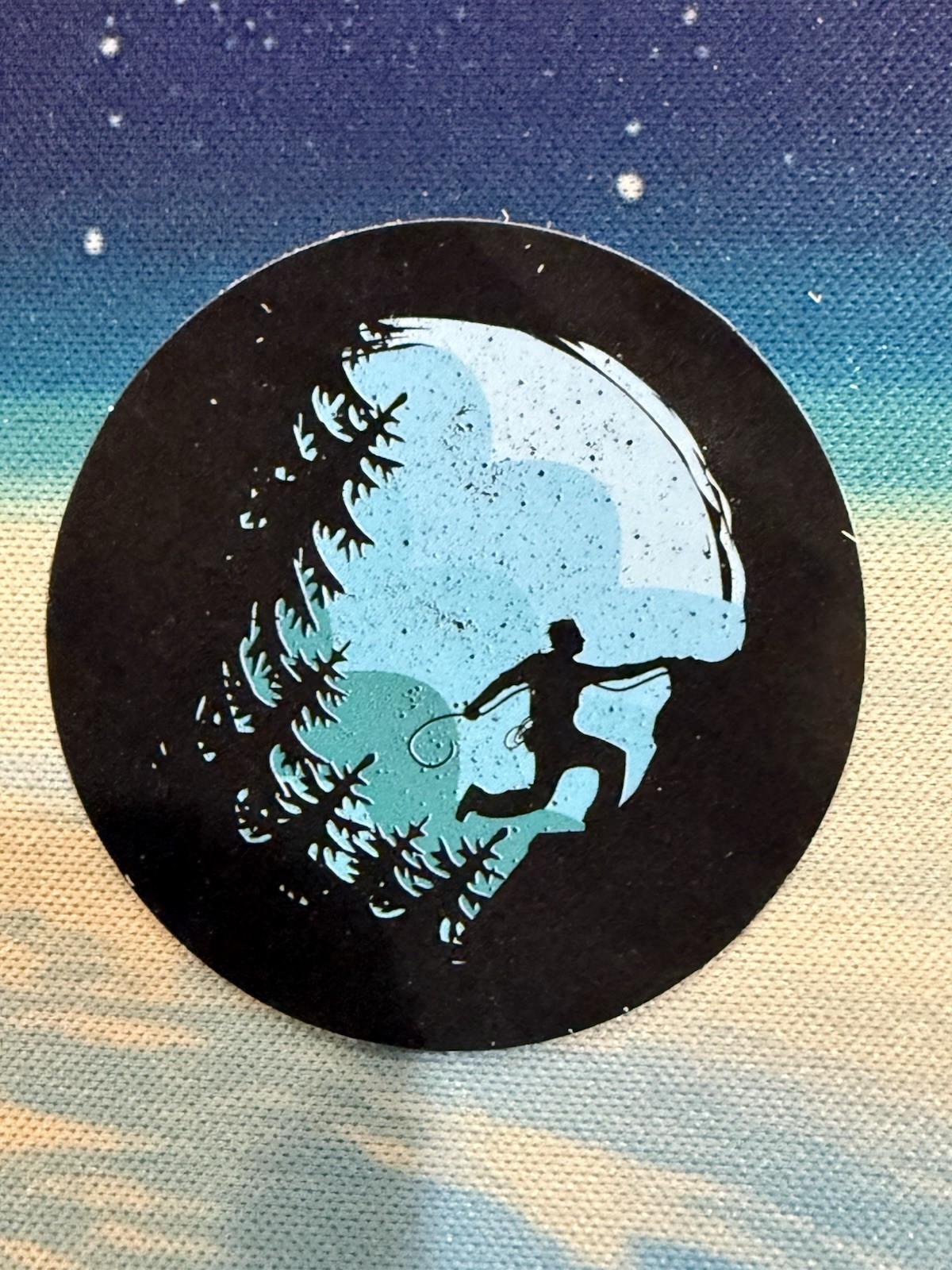 Outdoors Hiking Camping Adventure Nature Mountain Forest Trail Sticker Decal