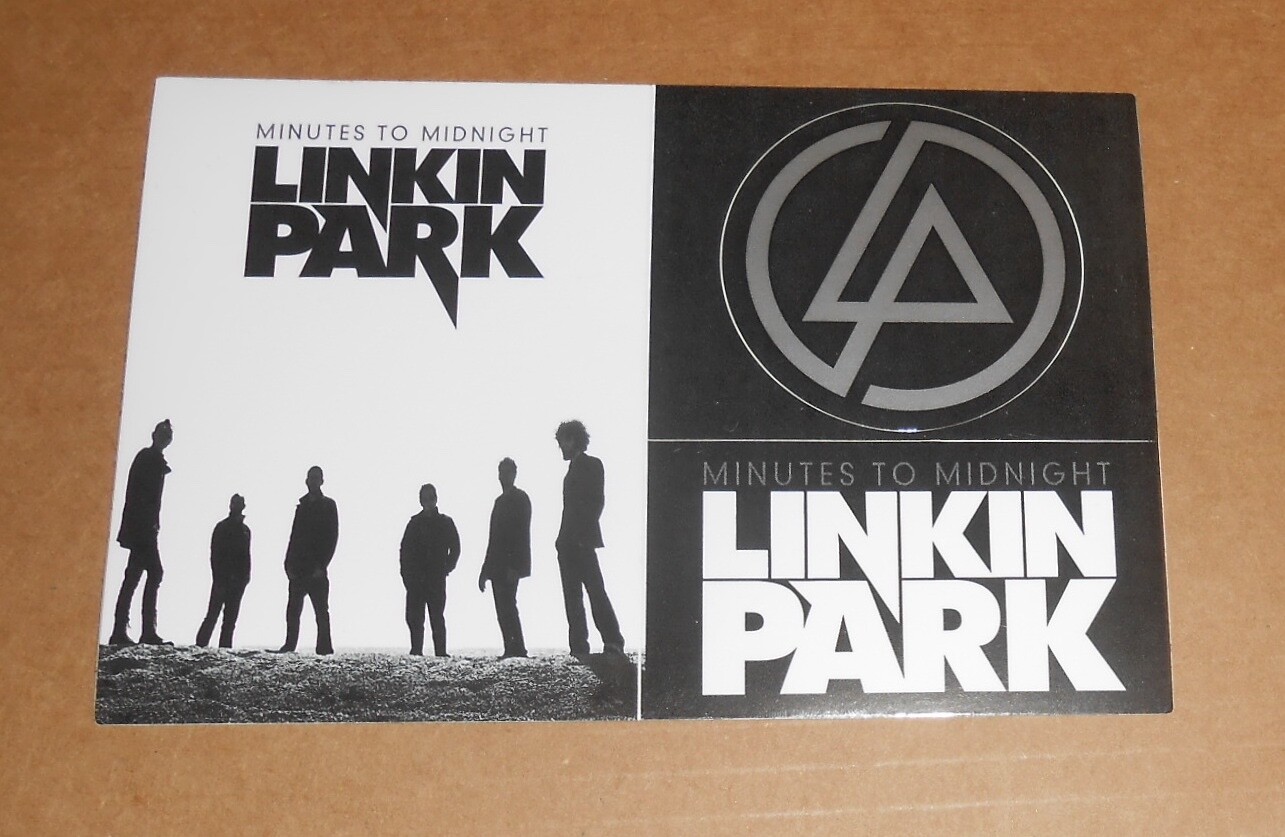 Linkin Park Minutes to Midnight Sticker 2007 Original Promo 6×4