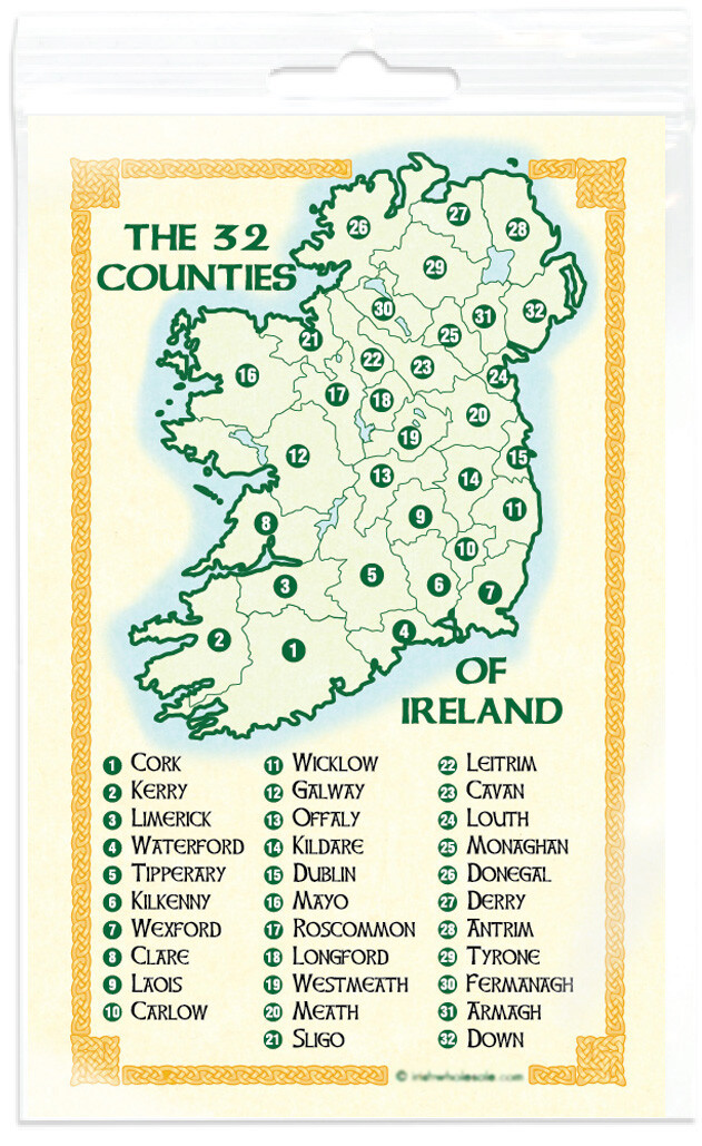 County Roscommon Ireland Irish Decal Sticker