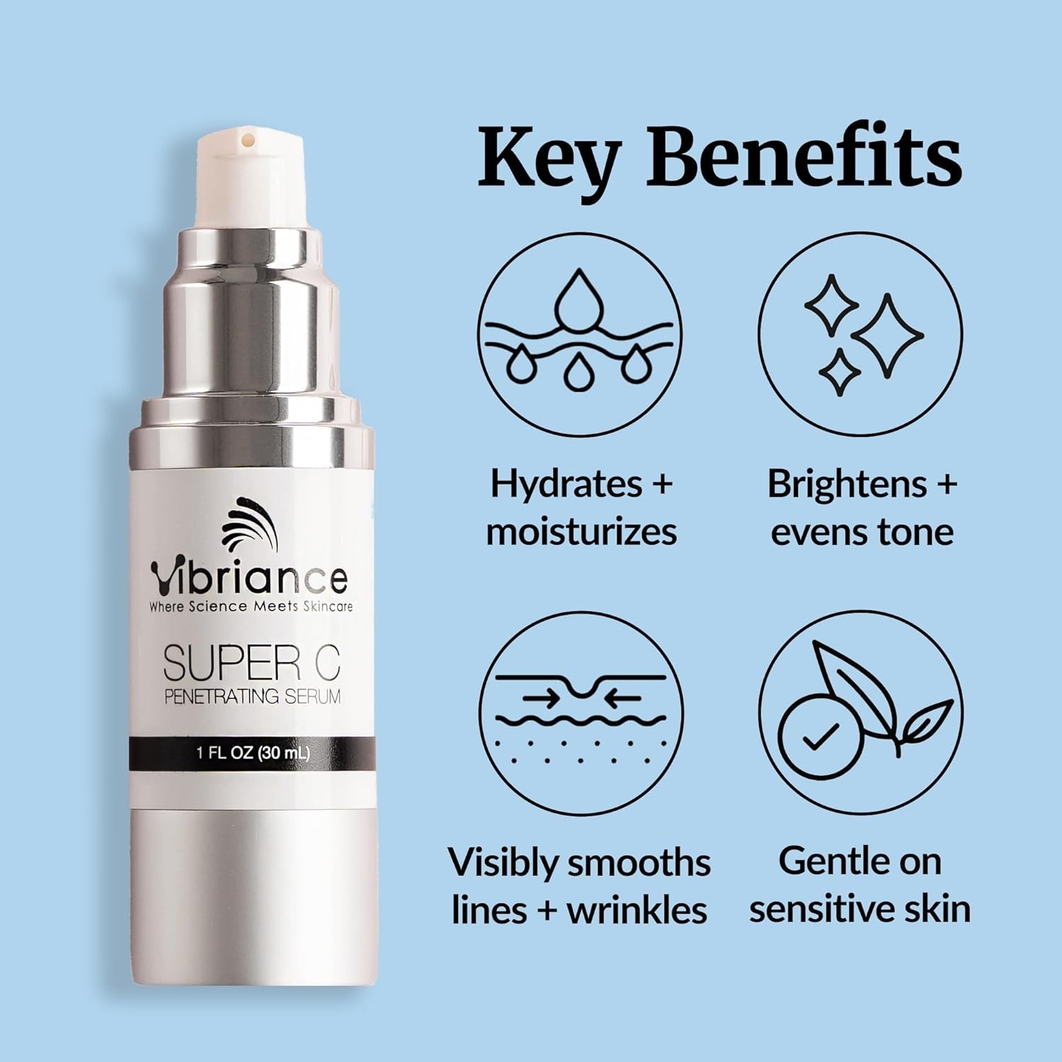 Reduce Fine Lines and Age Spots – Vibriance Super C Serum 1 Fl Oz