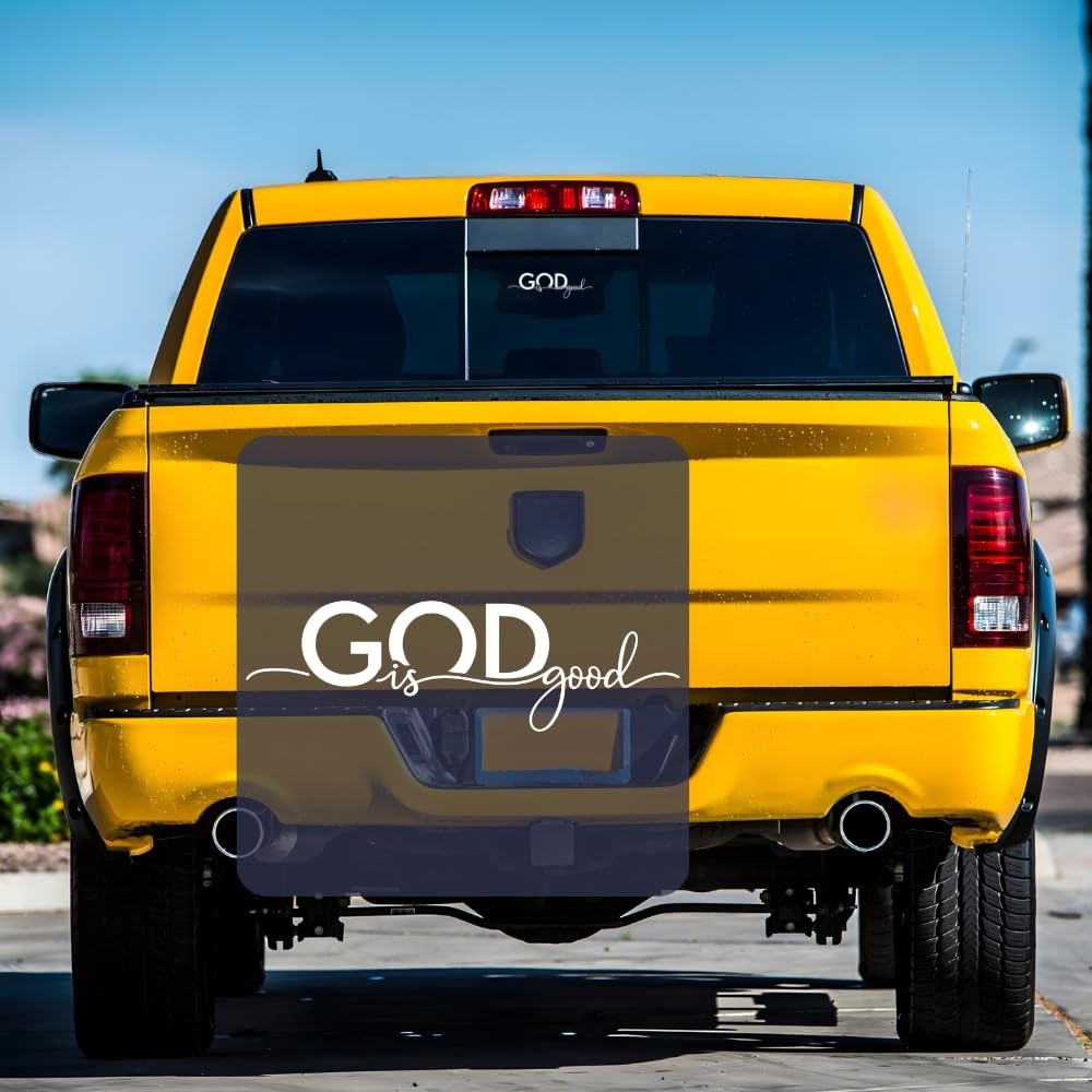 1PC “God is Good” Bible Verse Sticker, 7” Waterproof Vinyl Decal for Car Lapt…
