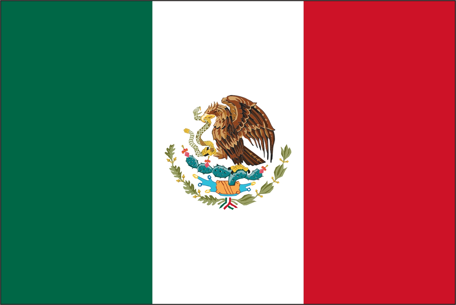 Mexico Flag Vinyl Decal / Sticker ** 5 Sizes **