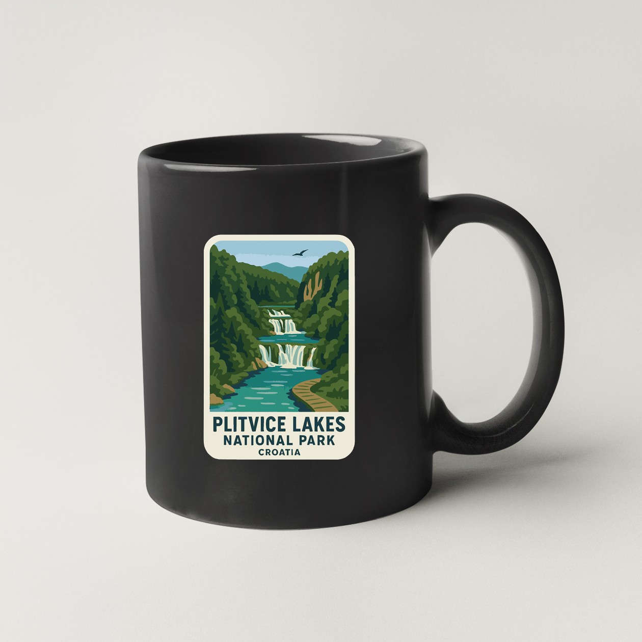 Plitvice Lakes Croatia National Park Sticker Decal Vinyl Die-Cut World