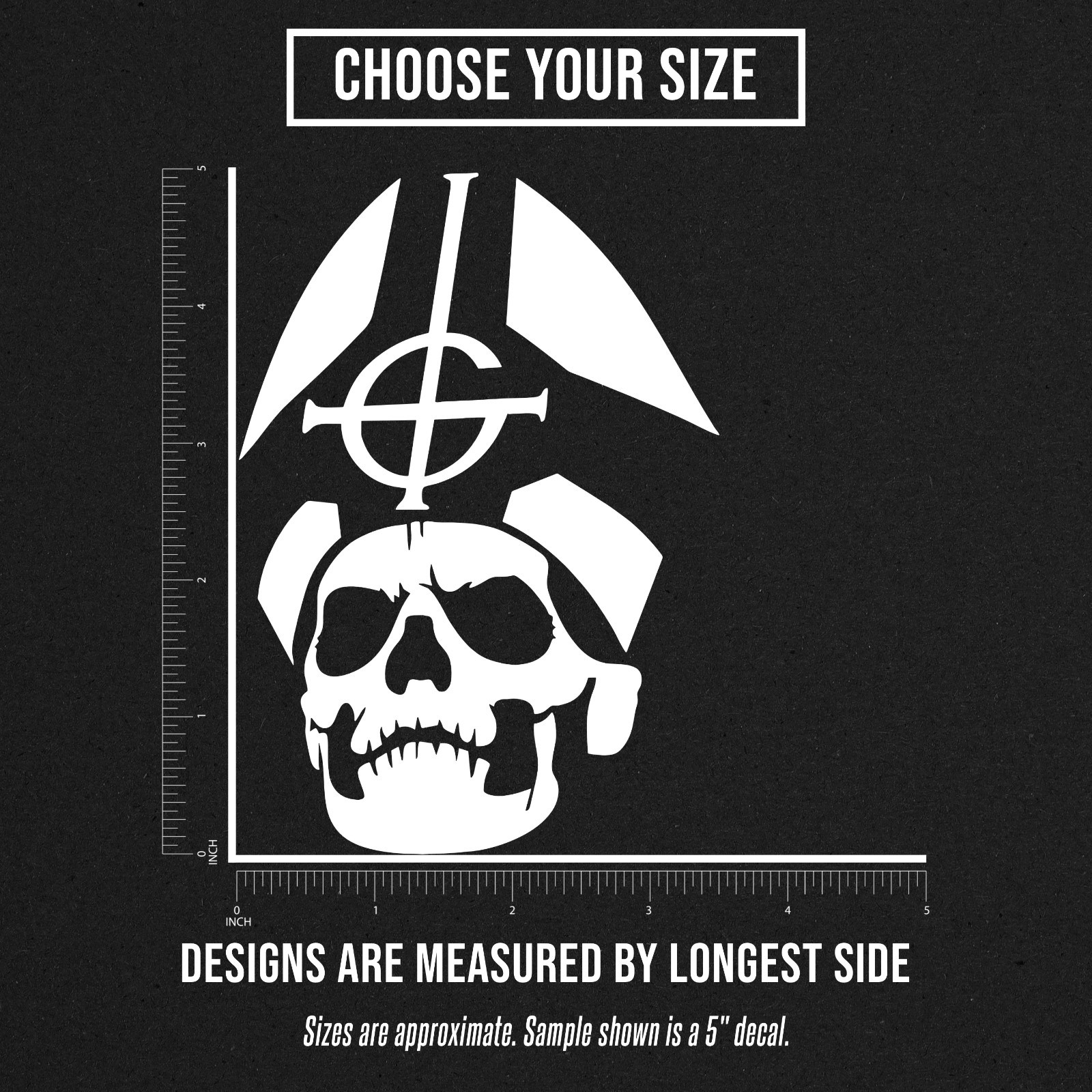 Ghost Rock Band Papa Emeritus Logo Die Cut Vinyl Decal Sticker Car Window Laptop