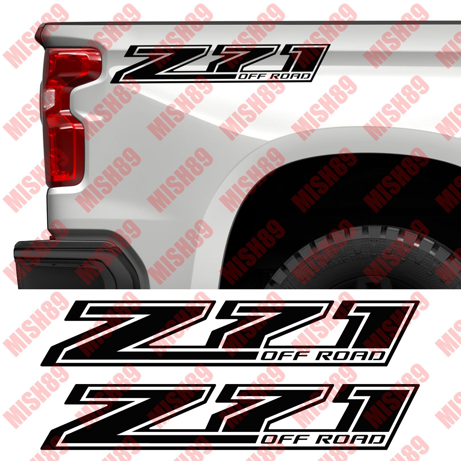 Z71 Off Road Decal Bed Side Graphic Sticker Die Cut Vinyl Decal – Any Size
