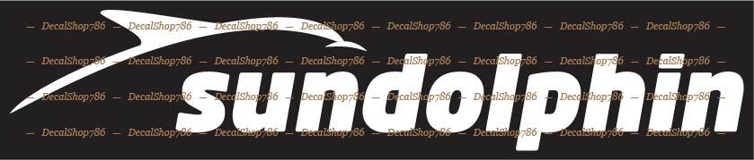Sun Dolphin Boats & Kayaks – Outdoor Sports – Vinyl Die-Cut Peel N' Stick Decals