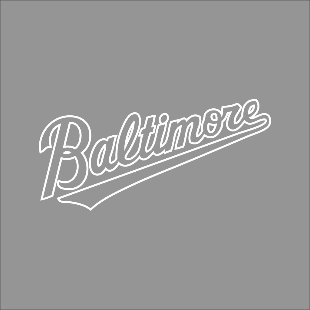 Baltimore Orioles #5 MLB Team Logo 1 Color Vinyl Decal Sticker Car Window Wall