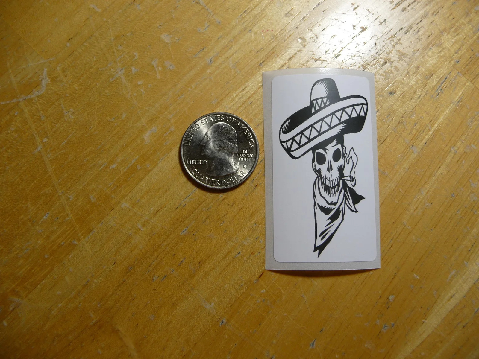 MEXICAN SKULL STICKER DECAL 1 – 50 BULK PACK FUNNY MEXICO PRIDE