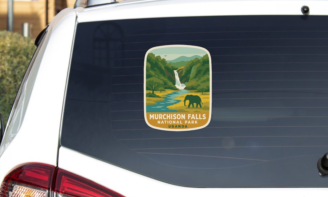 Murchison Falls Uganda National Park Sticker Decal Vinyl Die-Cut World