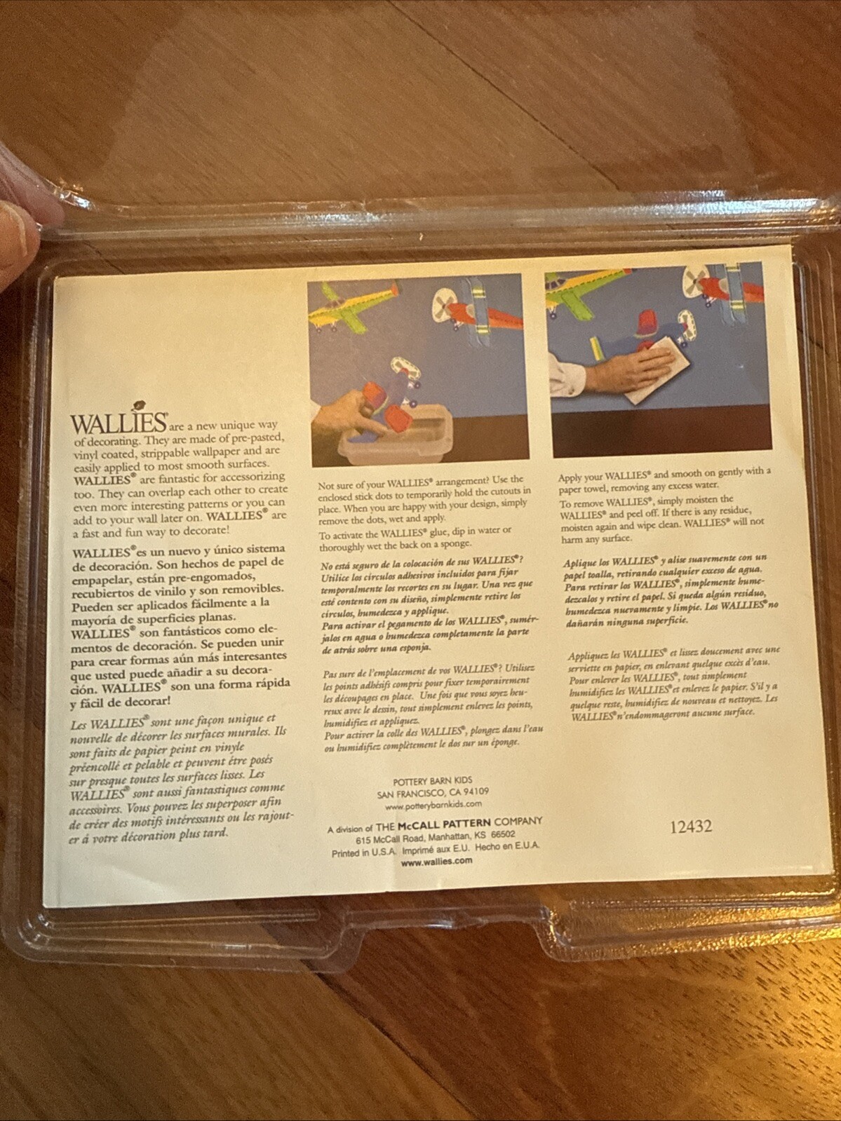 NEW 25 Pottery Barn Kids Vintage Airplane Planes Wallies Wall Cutouts Decals