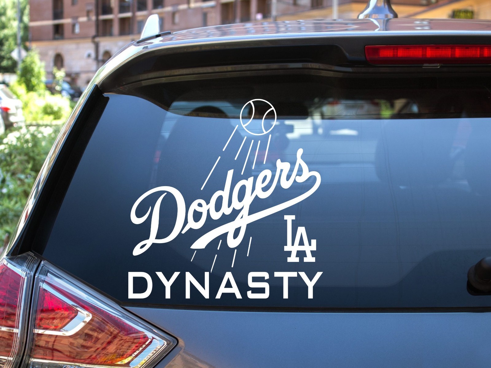 Los Angeles Dodgers Dynasty Vinyl Decal Sticker Car Truck SUV Cup Mug Laptop