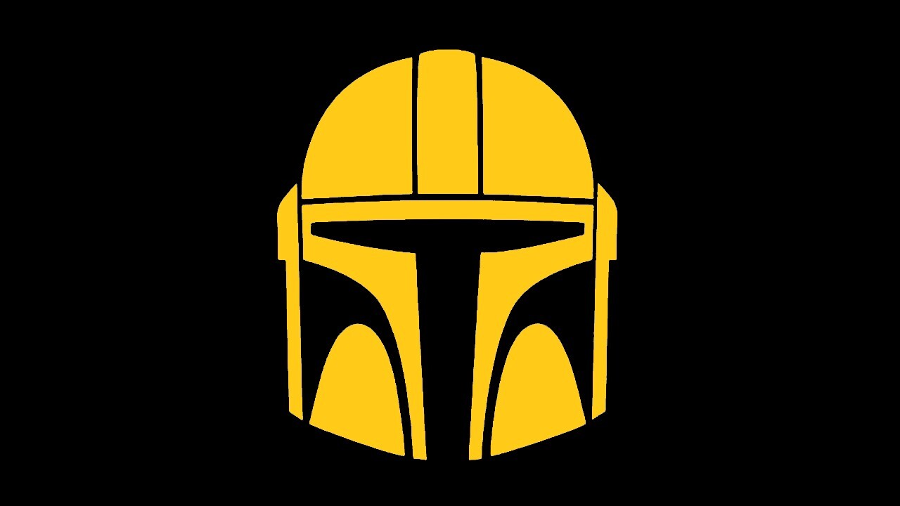MANDALORIAN MANDO'S HELMET STAR WARS Decal Stickers for Cars, Windows, Laptops
