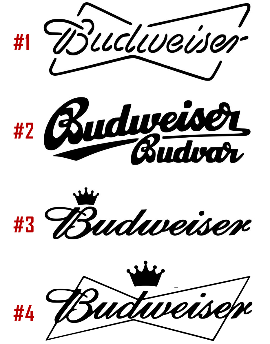 Budweiser Logo Vinyl Decal Sticker Window Storage Beer Breweriana USA Seller