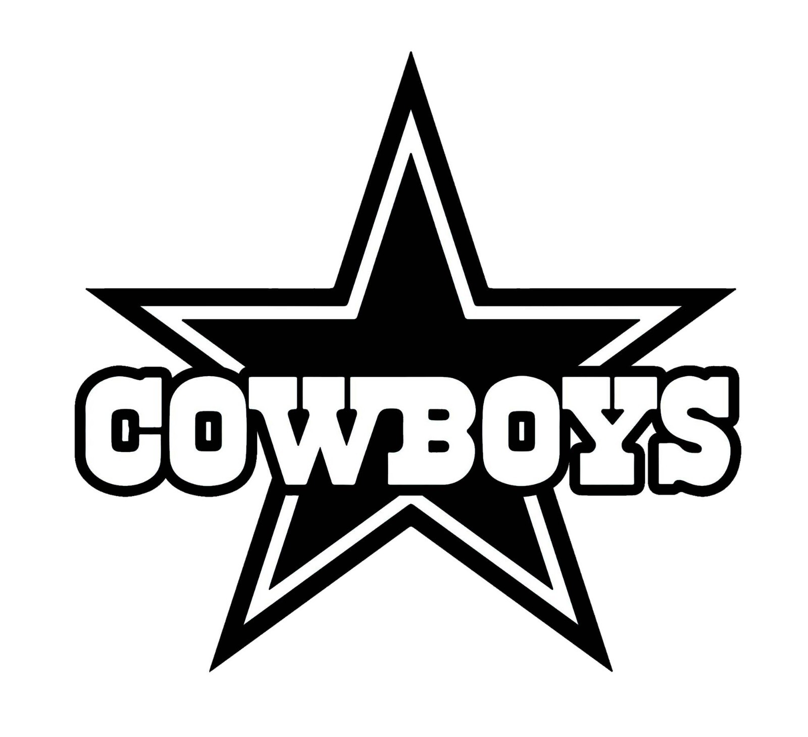 Vinyl Decal Car Truck Sticker Wall NFL Football – Dallas Cowboys Logo v2