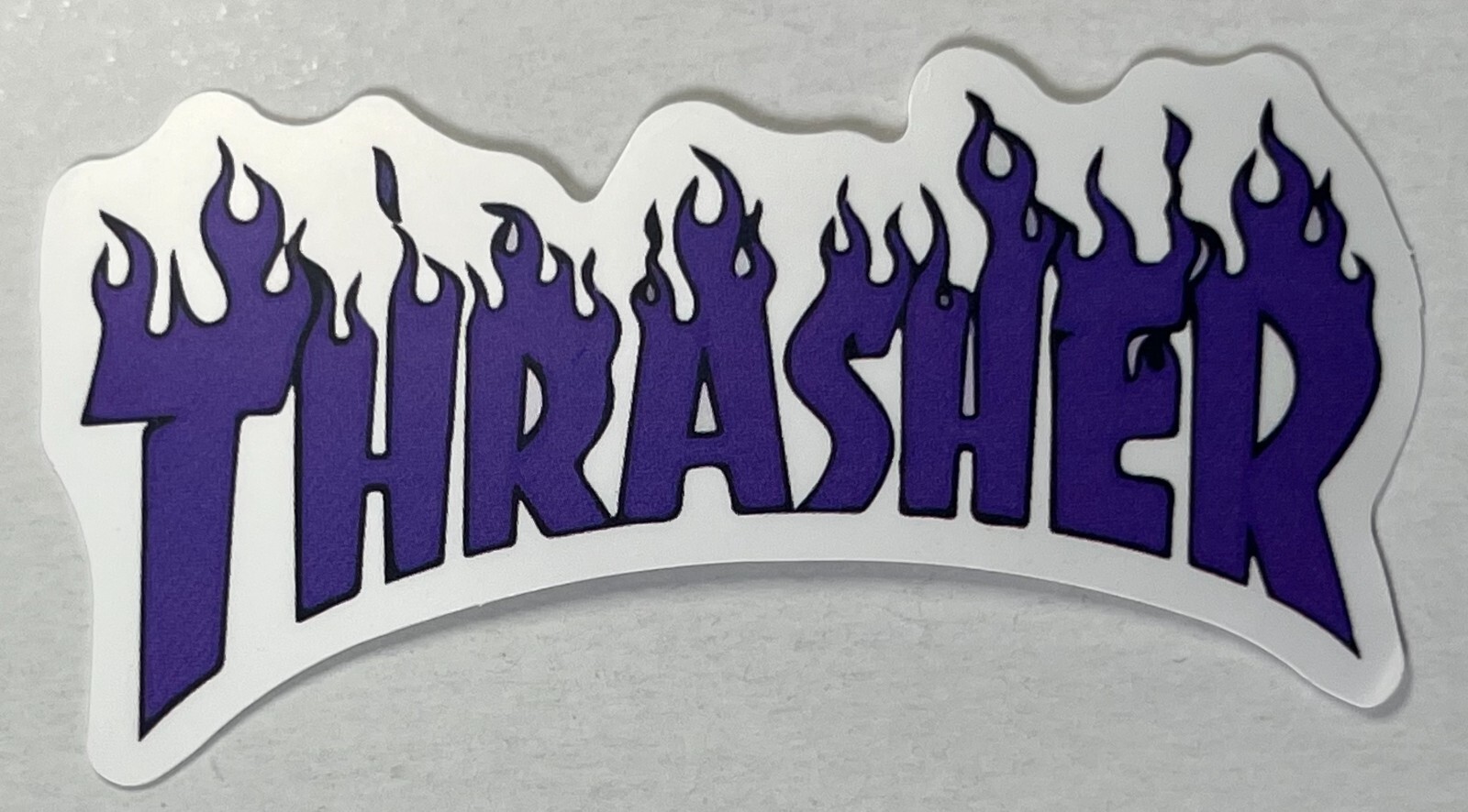Purple THRASHER Logo – Vinyl Decal Laptop Notebook Graffiti Skateboard NEW