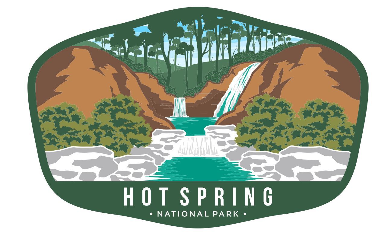 Hot Springs Nation Park Sticker Stickers A360