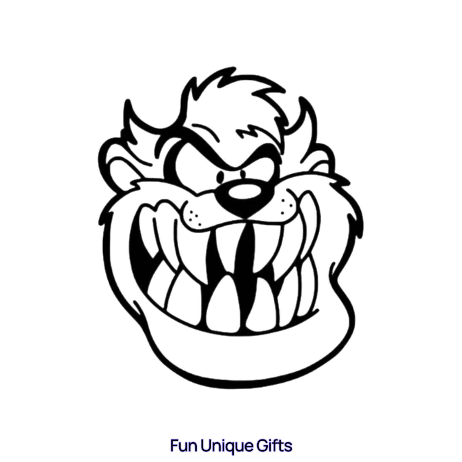 Tasmanian Devil Vinyl Decal Sticker -Multiple Colors & Sizes- SHIPS FREE!