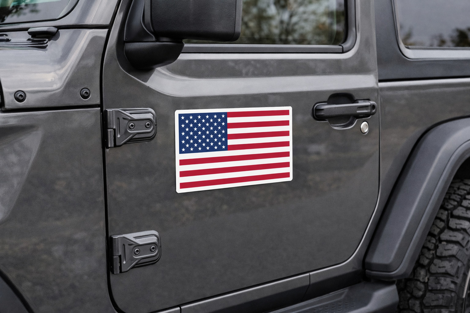 American Flag Sticker USA Flag Decal Patriotic Vinyl Car Truck Laptop Window