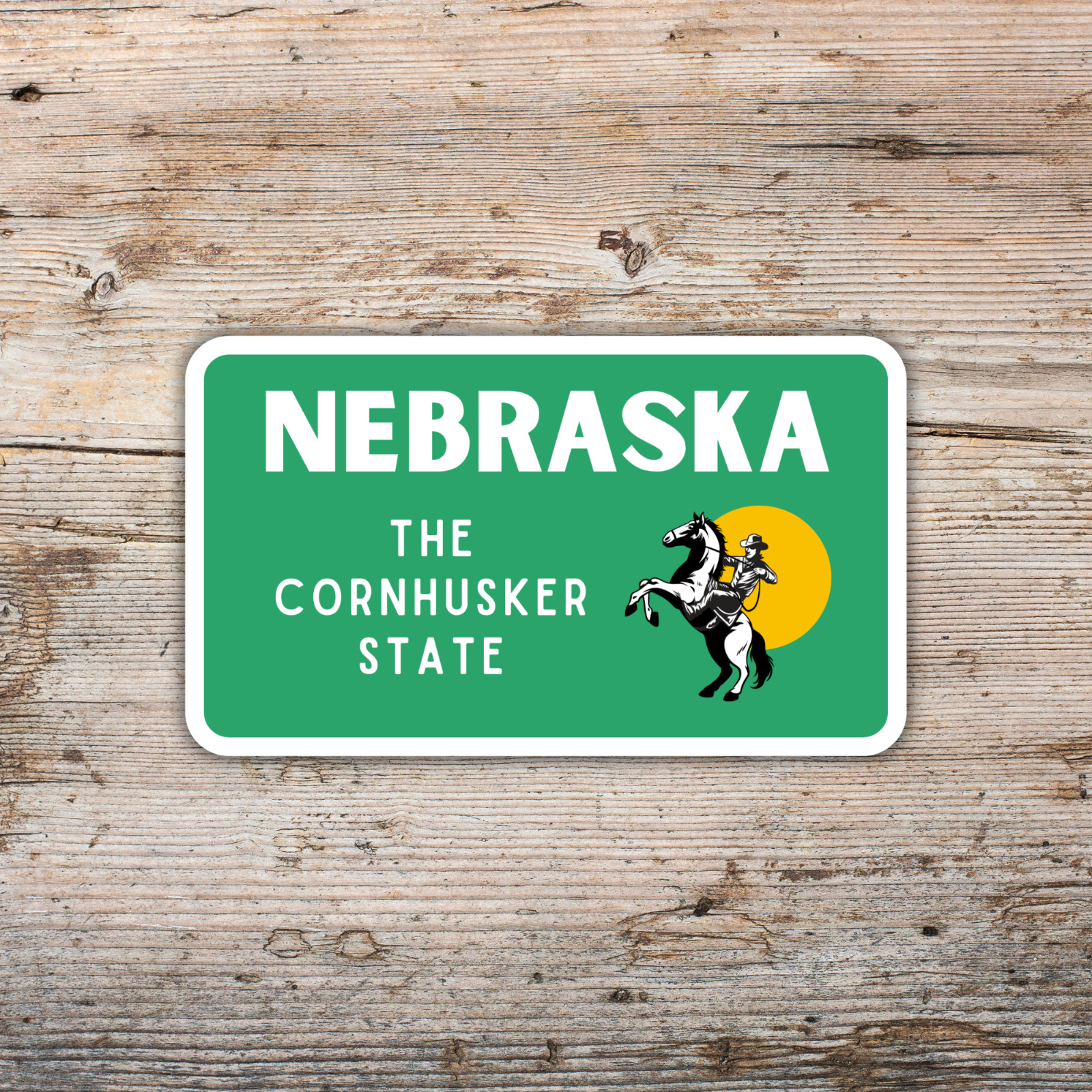 Welcome to Nebraska Sticker The Cornhusker State Vinyl Waterproof Decal