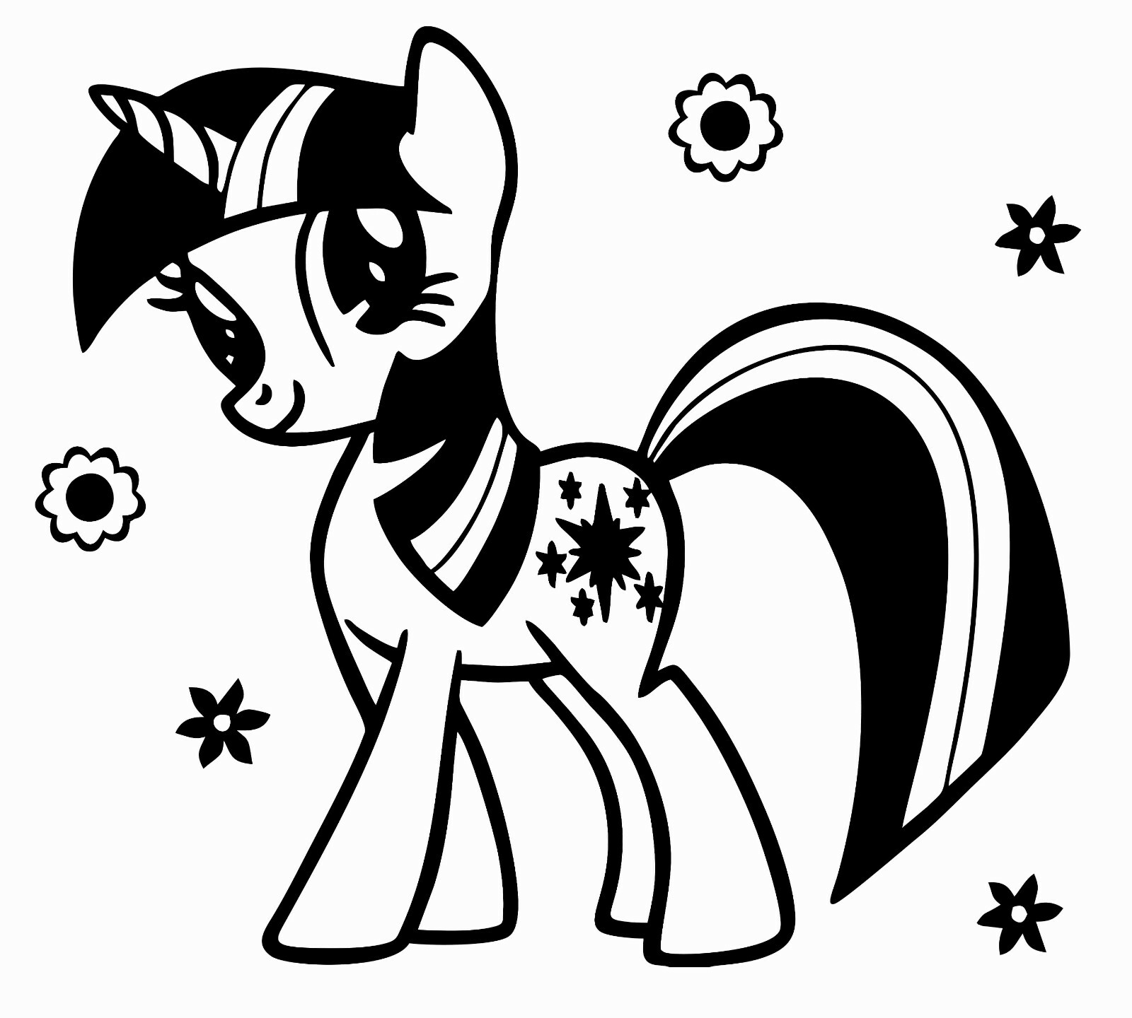 Cartoon Series My Little Pony Home Decor Twilight Sparkle Vinyl Wall Decal 18×20
