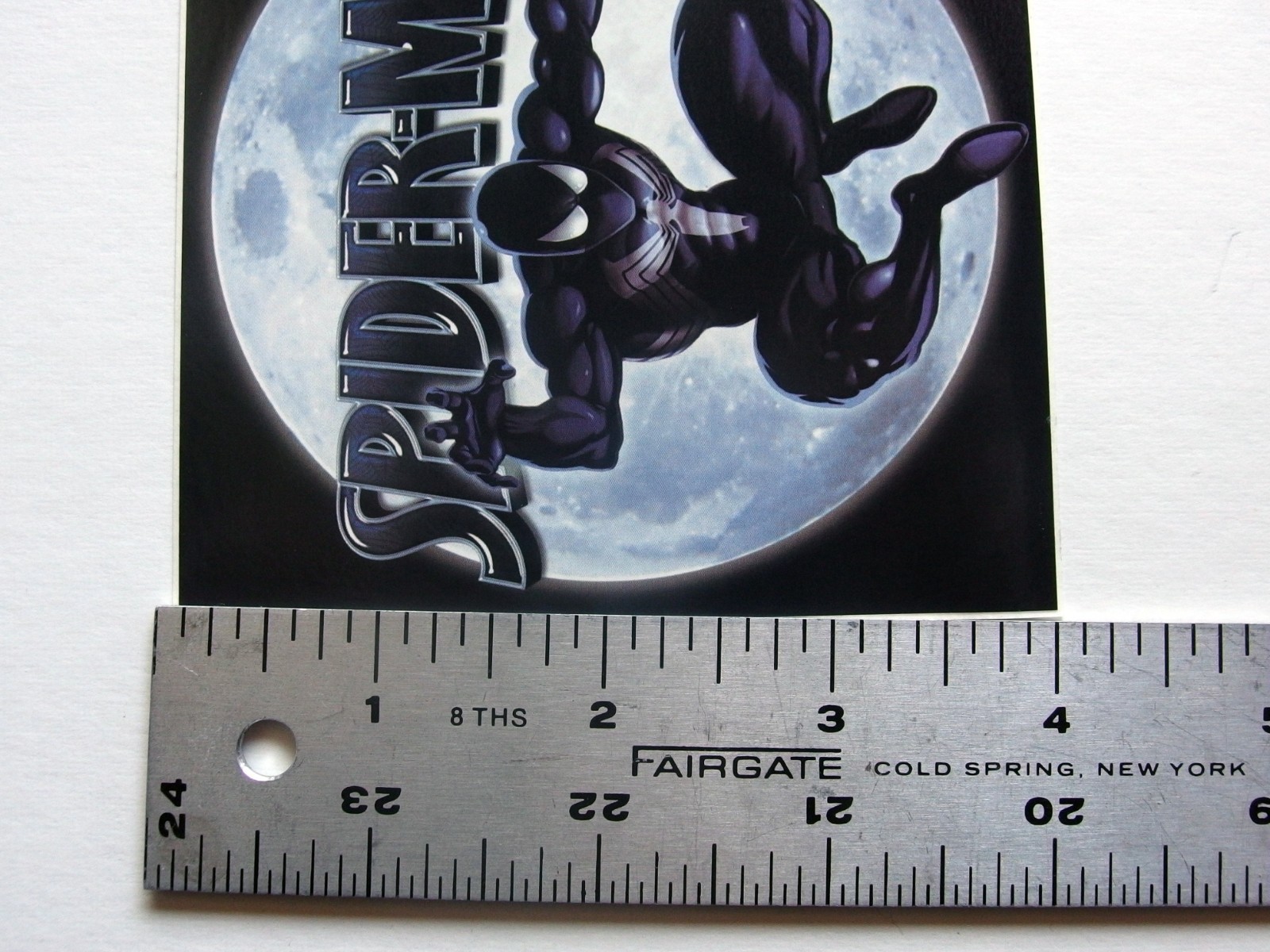 Spider-Man “Spidey Moon” Sticker – Marvel, C&D Visionary – 2008 – 4" x 4"
