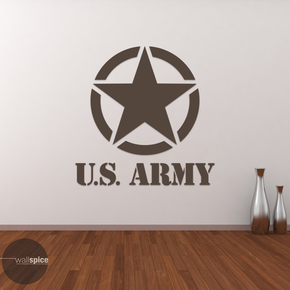 United States US Army Military Star Vinyl Wall Decal Sticker