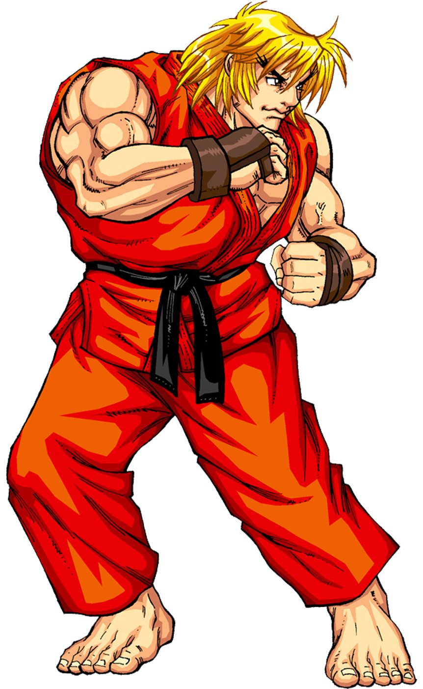 Street fighter sticker ken weatherproof bumper vinyl decal