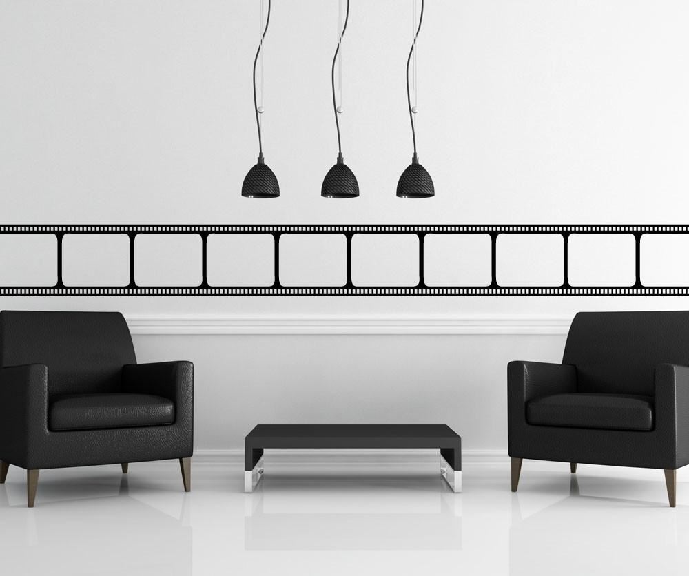 Movie Theatre Room Film Strip Vinyl Wall Decal Sticker. #OS_MB912