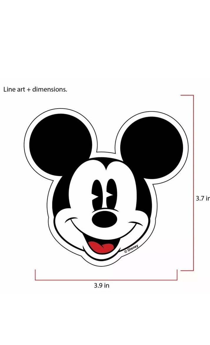 Chroma Graphics Mickey Mouse Aluminum Decal