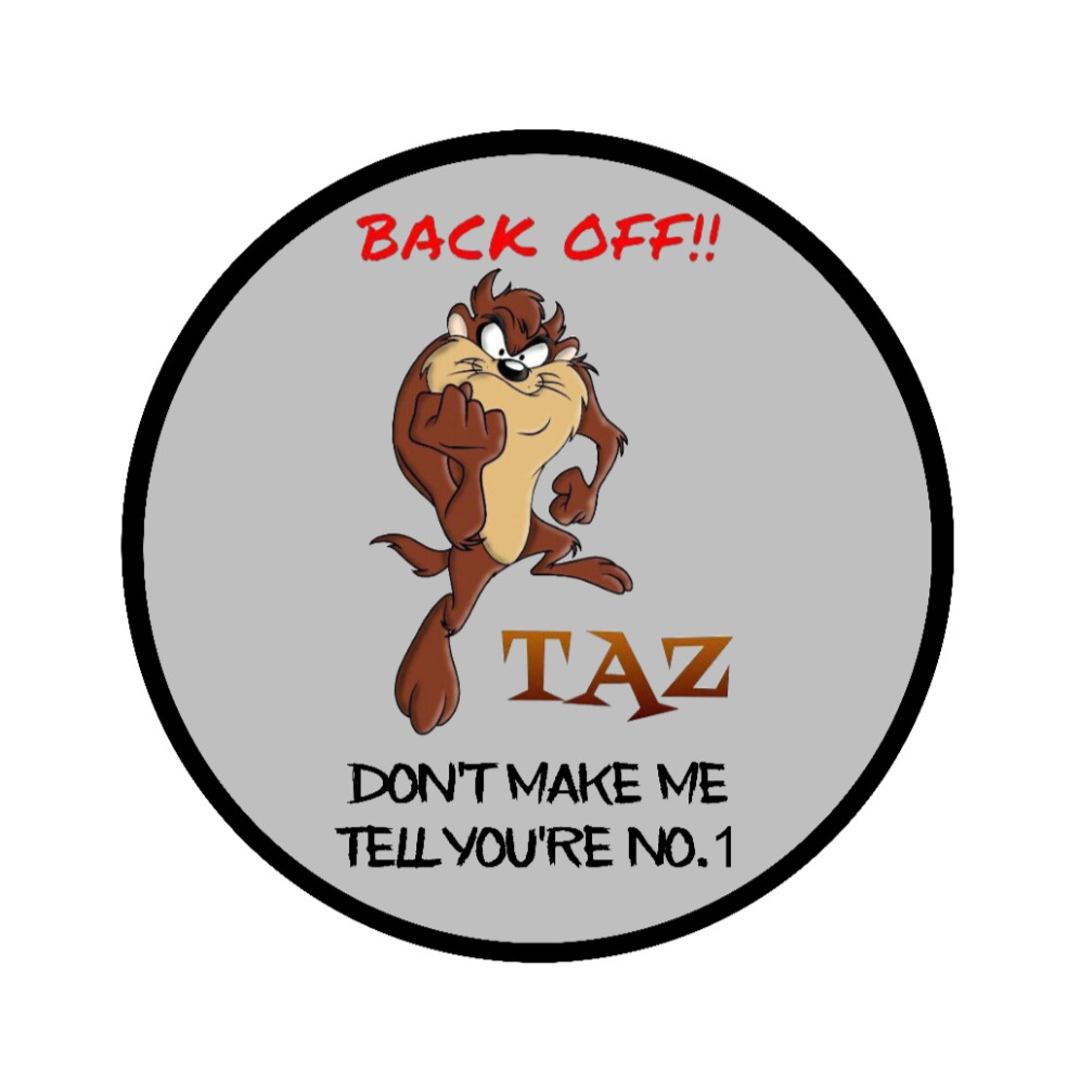 Taz – (You're NO. 1) – 4" Handmade Vinyl Decal Vehicle Laptop Cooler Decor 2026