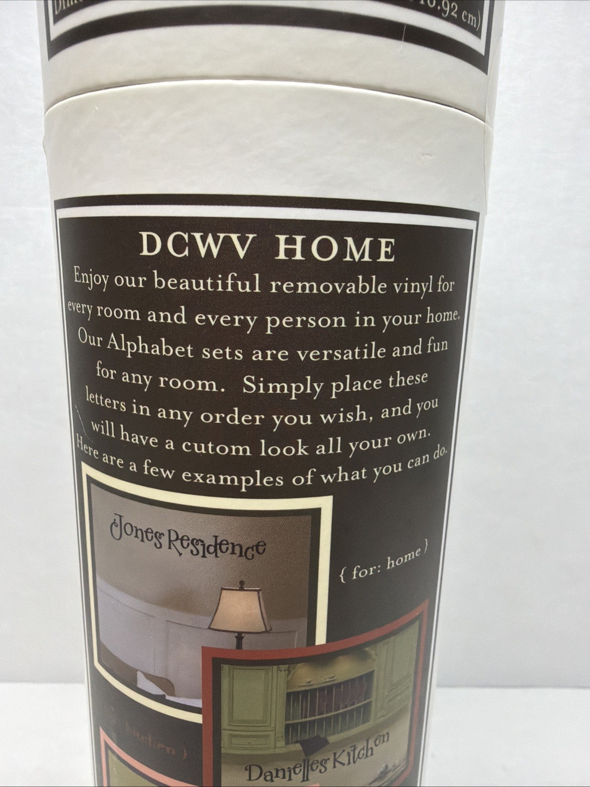 DCWV HOME Removable Vinyl Lettering. New Sealed.