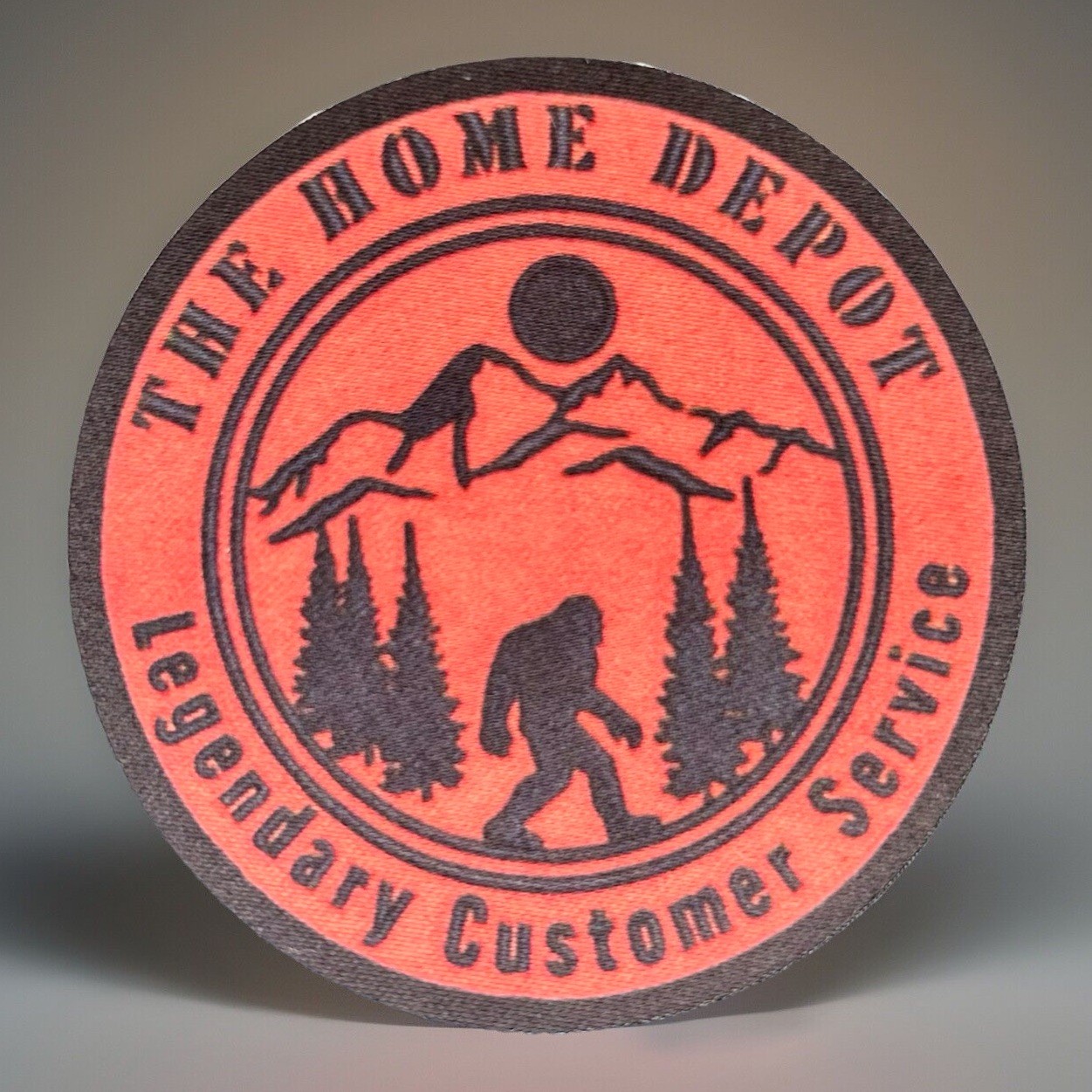 Home Depot Badge Bigfoot Award Legendary Customer Service Expert Award Patch