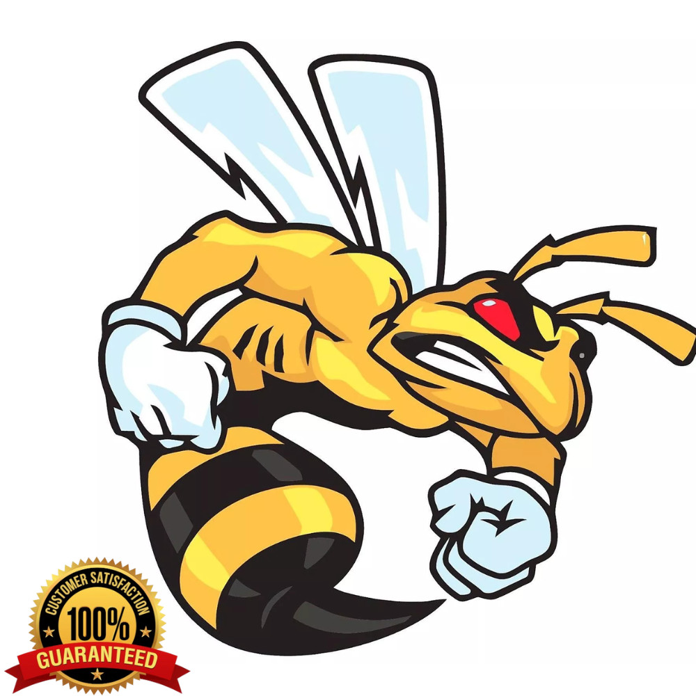 ANGRY SUPER BEE LOGO VINYL 3M USA MADE DECAL STICKER TRUCK WINDOW BUMPER WALL