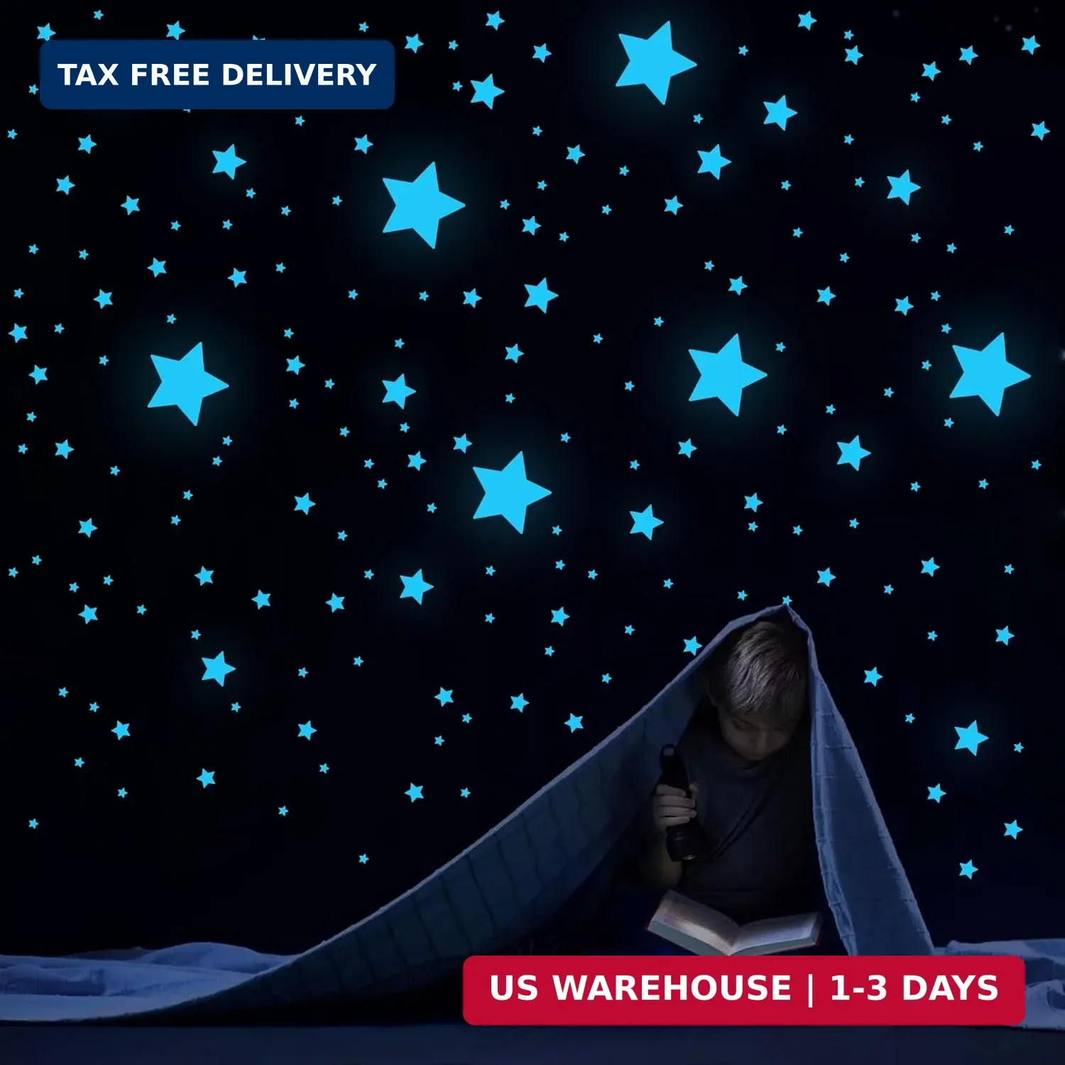 421Pcs Glow in the Dark Stars Space Wall Decals Ceiling Stars for Bedroom | Gala
