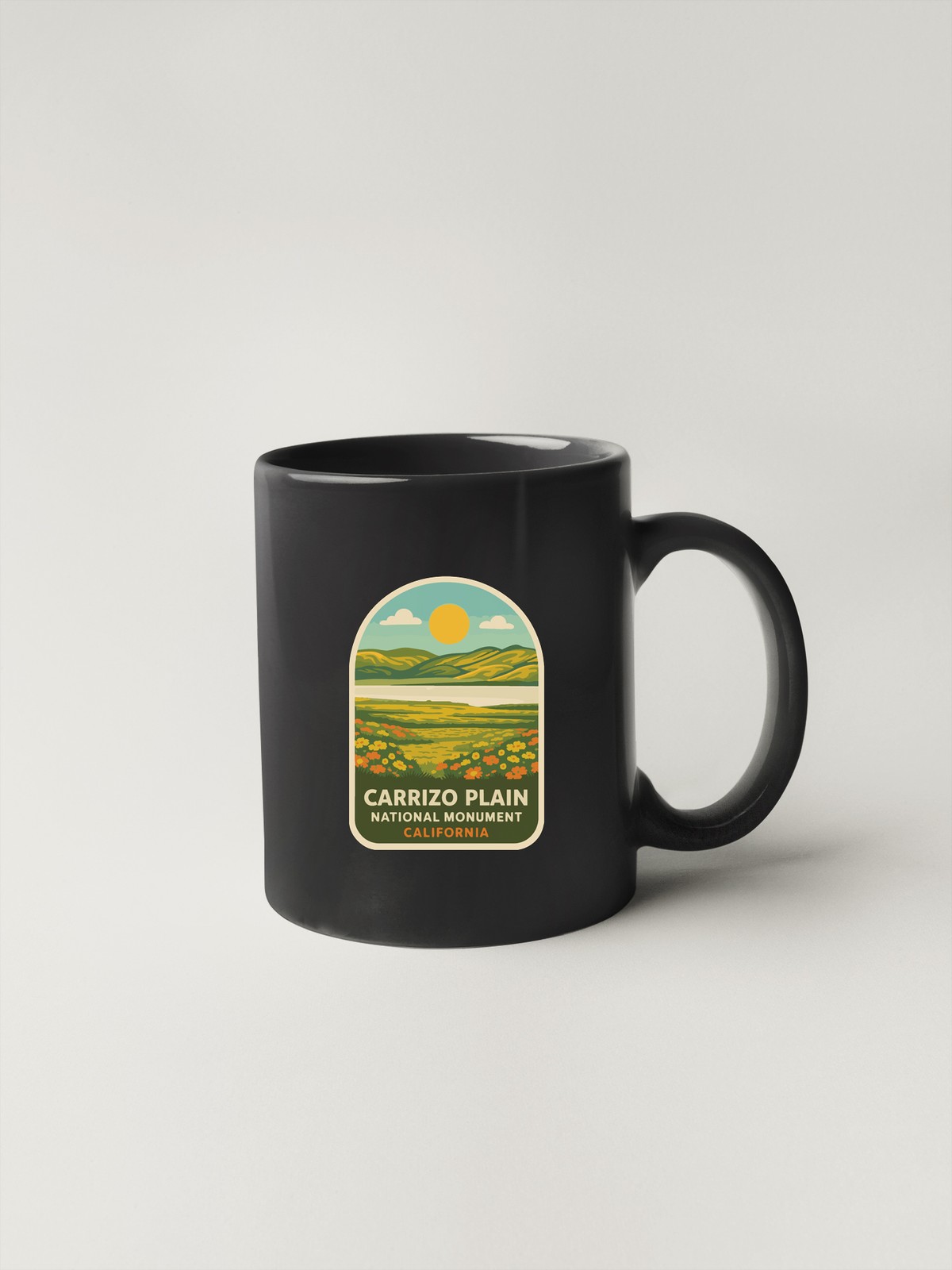 Carrizo Plain California Sticker Decal Vinyl Die-Cut US National Monuments