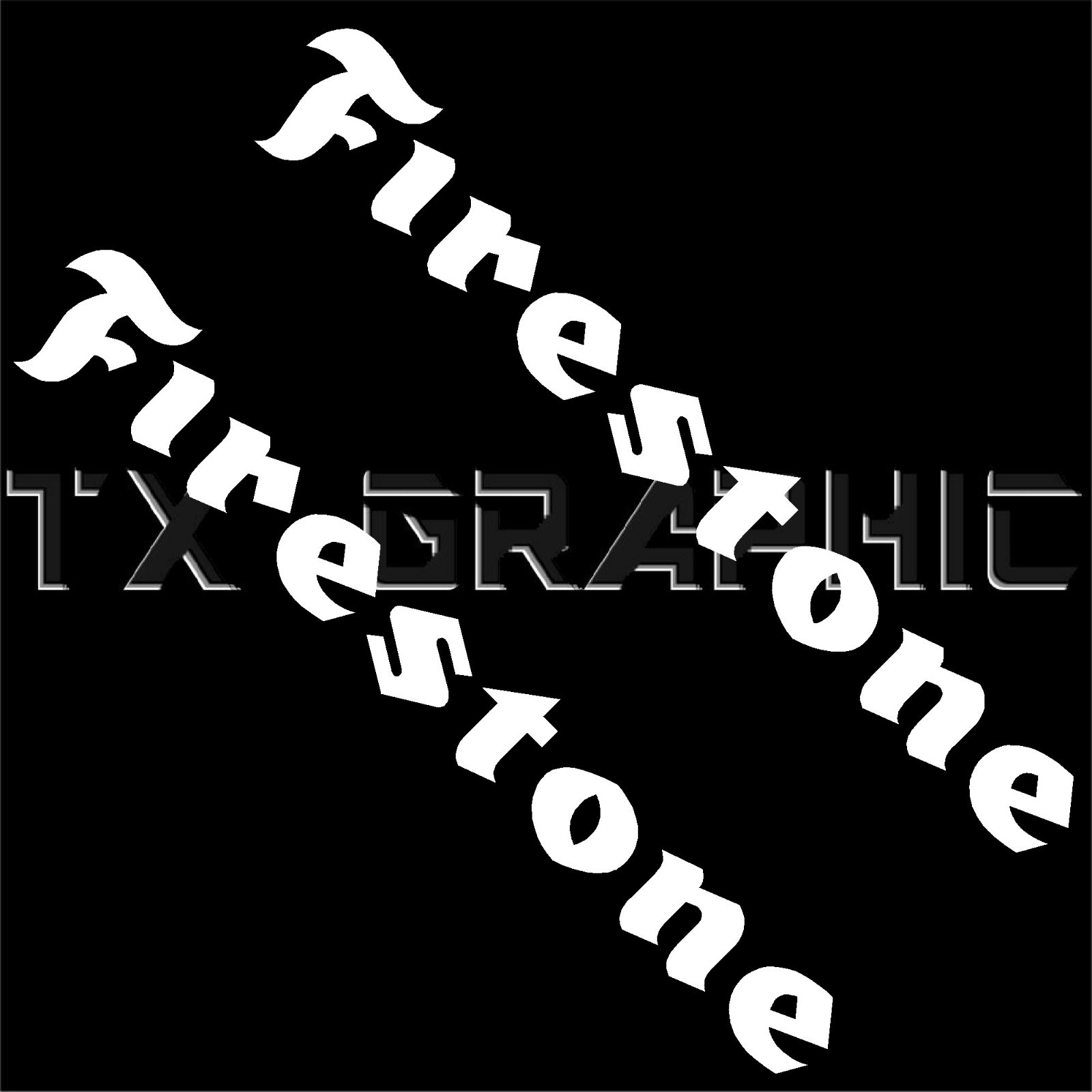 DECALS FOR FIRESTONE TIRES VINYL STICKERS RACING TRUCK CAR 1 SET OF 2