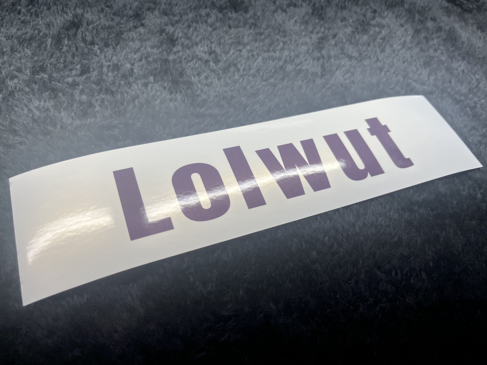 Lolwut – Vinyl Bumper Sticker (2.83”x11”) –