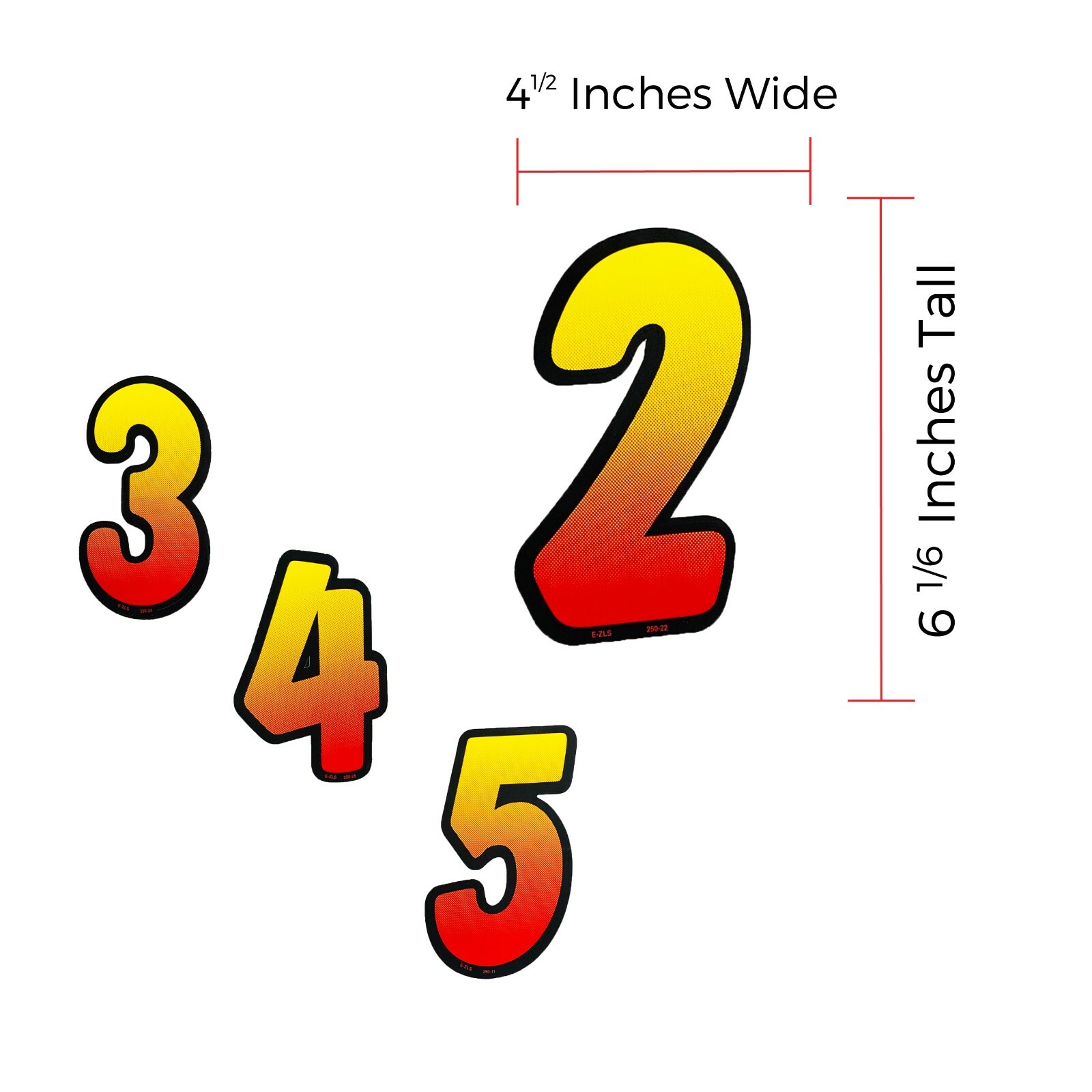 Auto Dealer Supplies Pricing Numbers, Vinyl Number Decals, Windshield Pricing