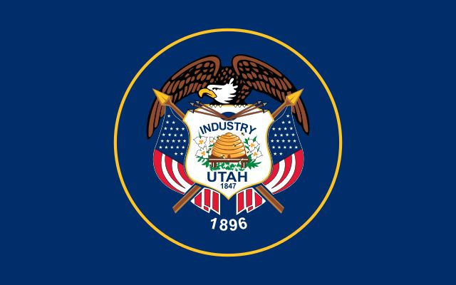 Utah Flag Vinyl Decal / Sticker ** 5 Sizes **