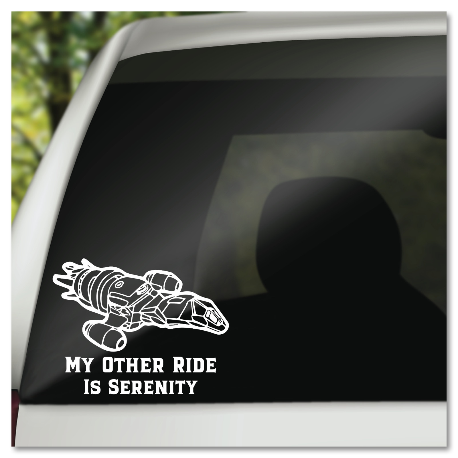 6" My Other Ride Is Serenity Firefly TV Show Vinyl Decal Sticker