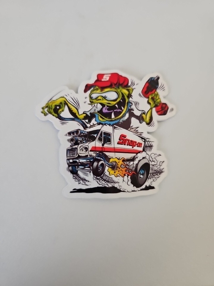 Monster Hot Rod Vinyl Sticker