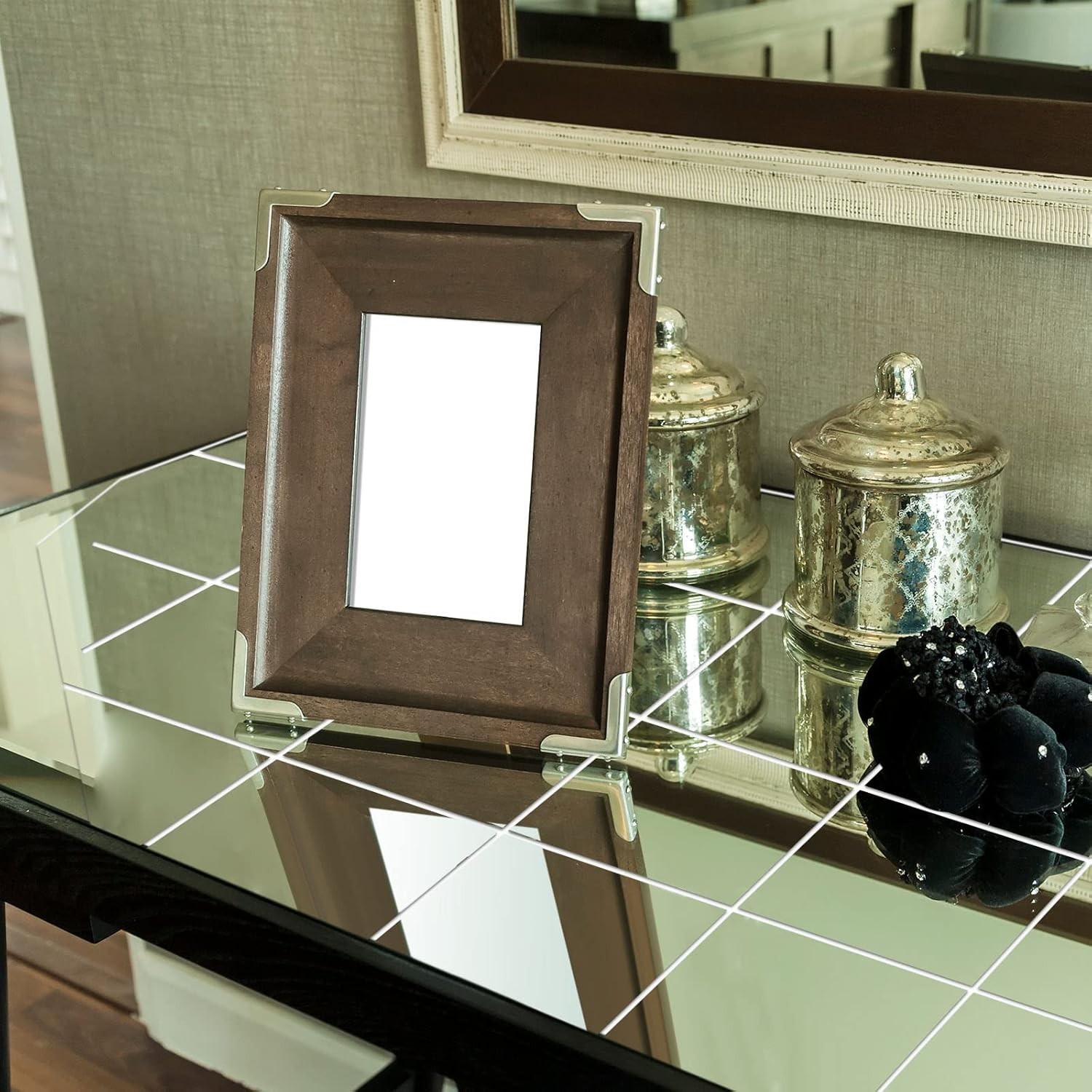 Non Glass Mirror Stickers – Home Wall Decor – 10 Pieces