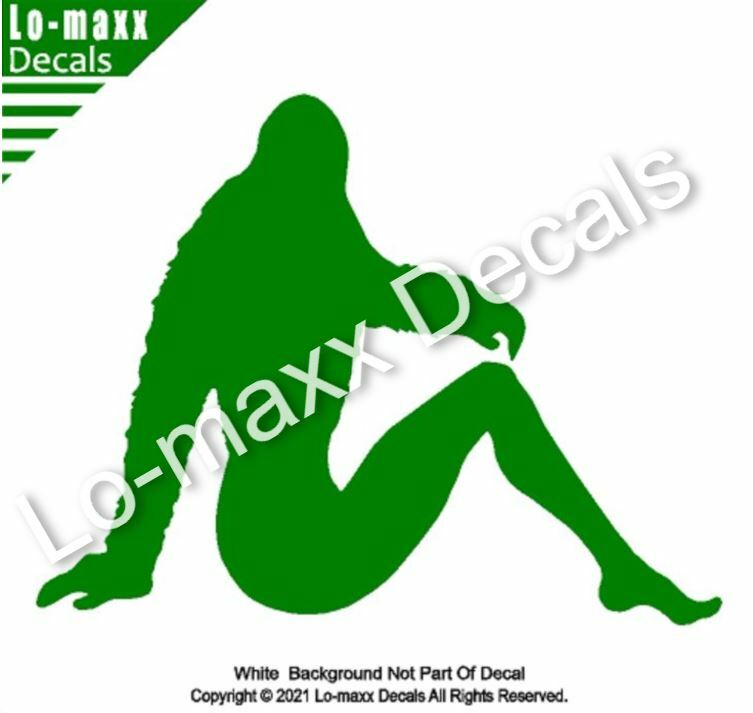 Bigfoot Sasquatch Mudflap Girl Superior Quality Unique Die Cut Vinyl Decal Art
